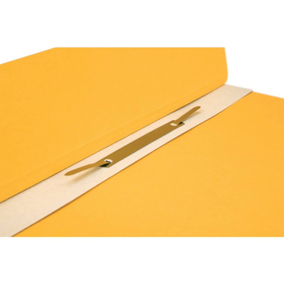 Ösenhefter, A4, 250 g/m², halber Deckel, kfm. Heftung, Manilakarton, gelb FALKEN 80003825