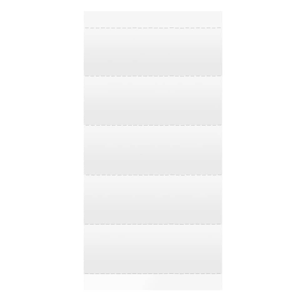 Beschriftungsschild 60x20mm, 100 Stück, weiß FALKEN 11288172 FALKEN 11288172 60x20mm