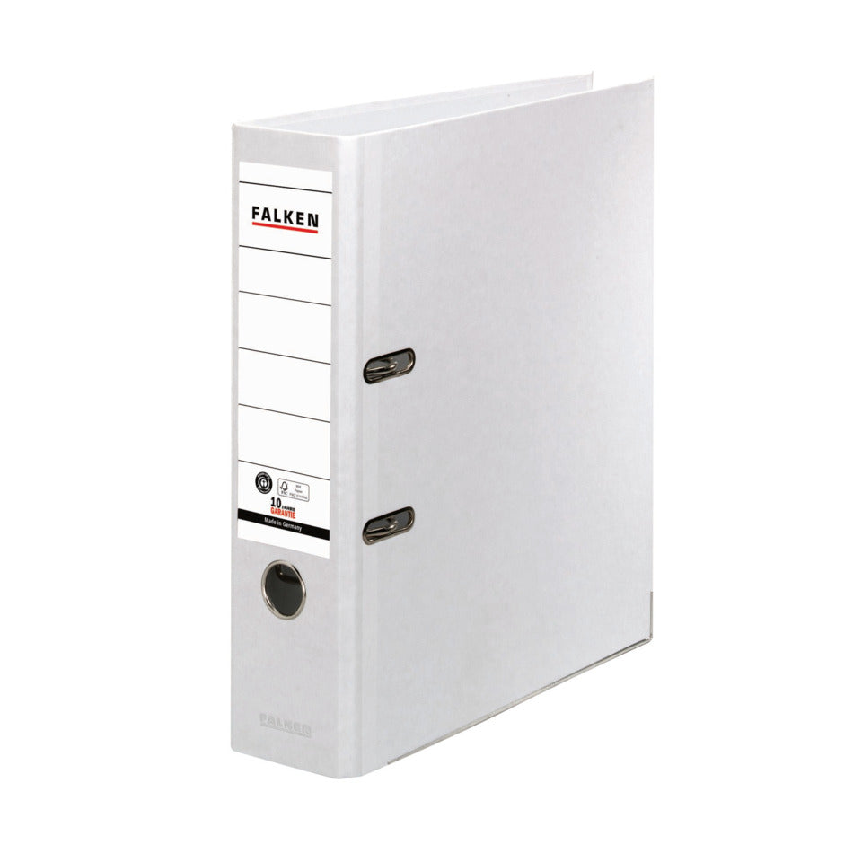 Ordner Recycolor, A4, 80mm, weiß FALKEN 11285897 FALKEN 11285897 Recycolor