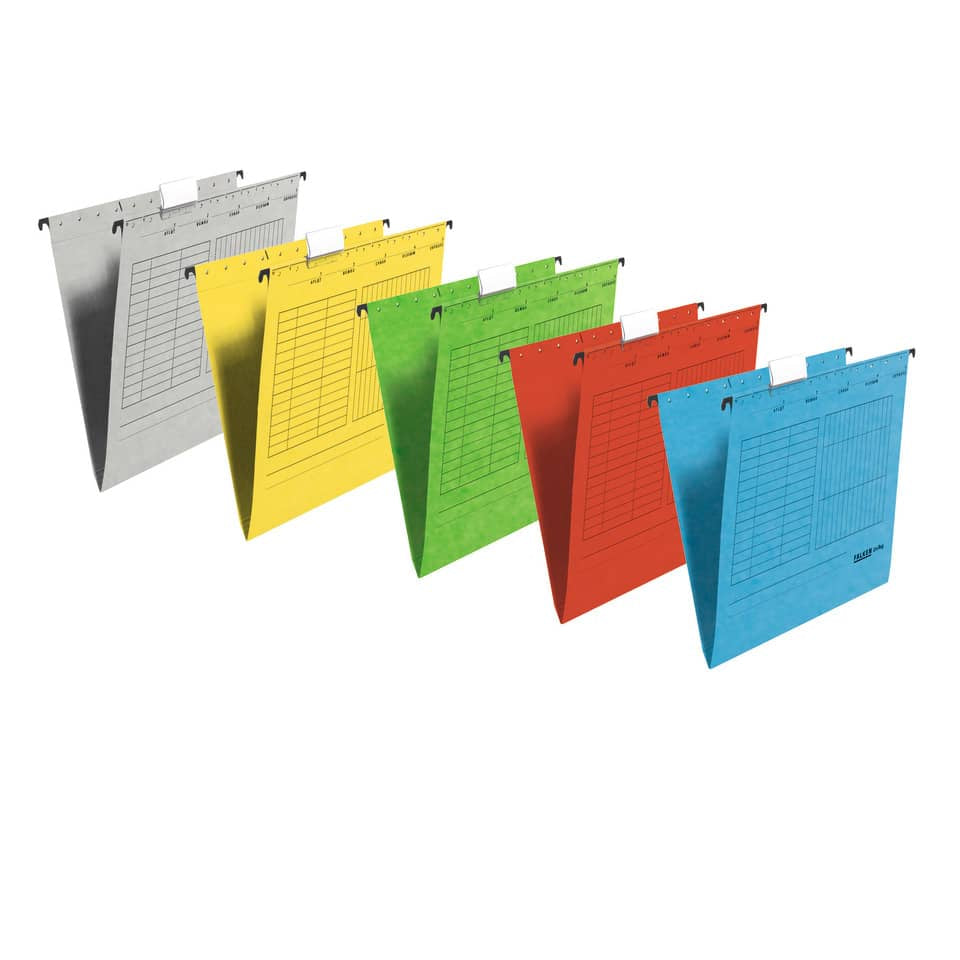 Hängemappe UniReg, 230g/m²-Kraftkarton, seitlich offen, gelb FALKEN 80004419