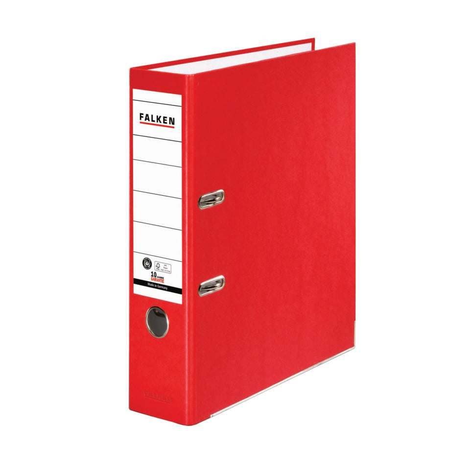 Ordner Recycolor, A4, 80mm, rot FALKEN 11285632 FALKEN 11285632 Recycolor