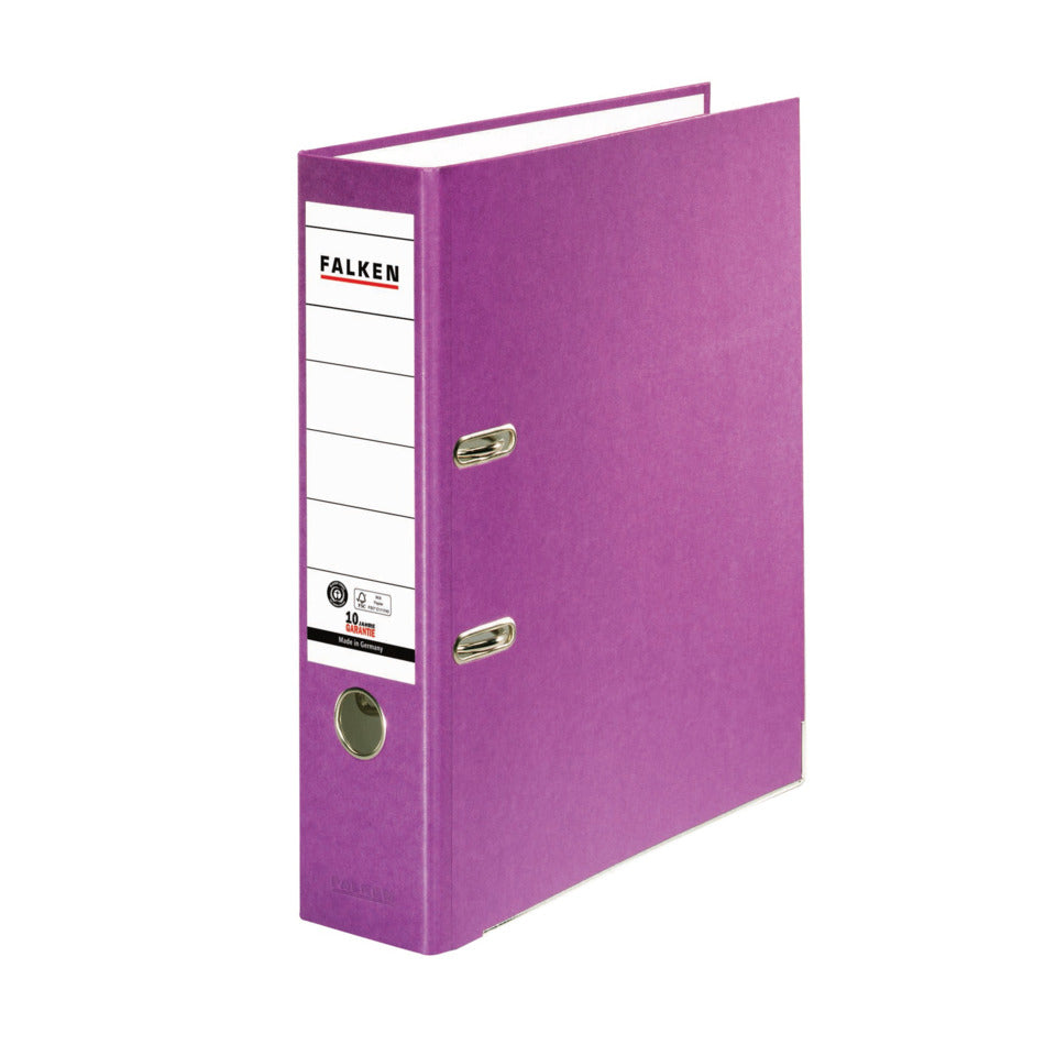 Ordner Recycolor, A4, 80mm, violett FALKEN 11285251 FALKEN 11285251 Recycolor