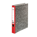 Ordner Wolkenmarmor Recycling, A4, 50mm, schwarz/rot FALKEN 80023302 FALKEN 80023302 Recycling