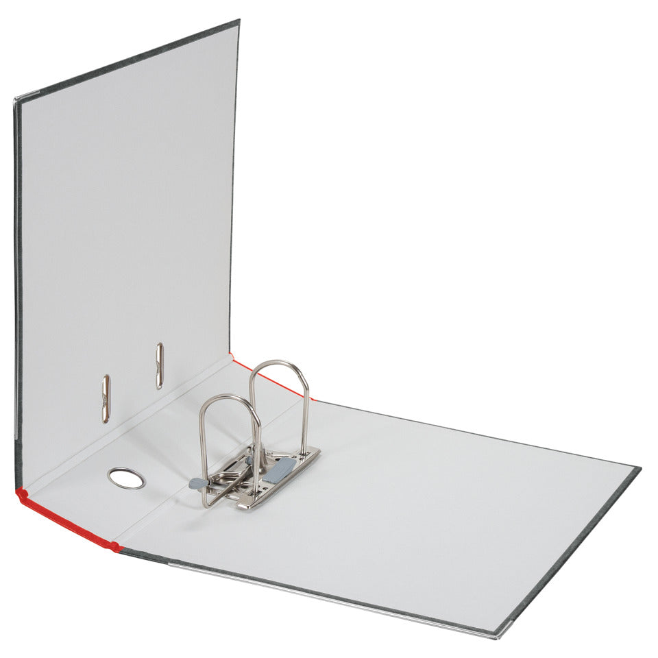 Ordner Wolkenmarmor Recycling, A4, 80mm, schwarz/rot FALKEN 80024516 FALKEN 80024516 Recycling