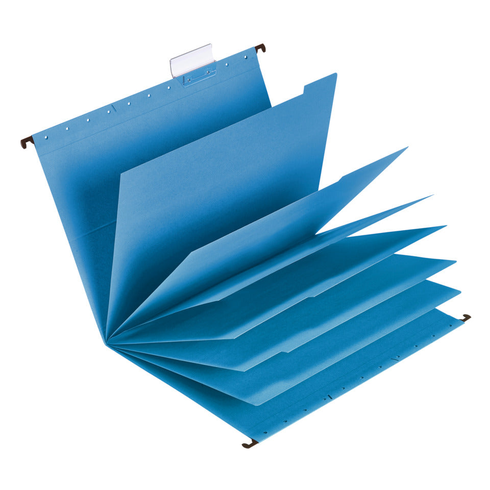 Projekt-/Personalmappe UniReg DIN A4, 230g/qm Kraftkarton, 6 Trennblätter, seitlich offen, blau FALKEN 15046582 FALKEN 15046582 230g