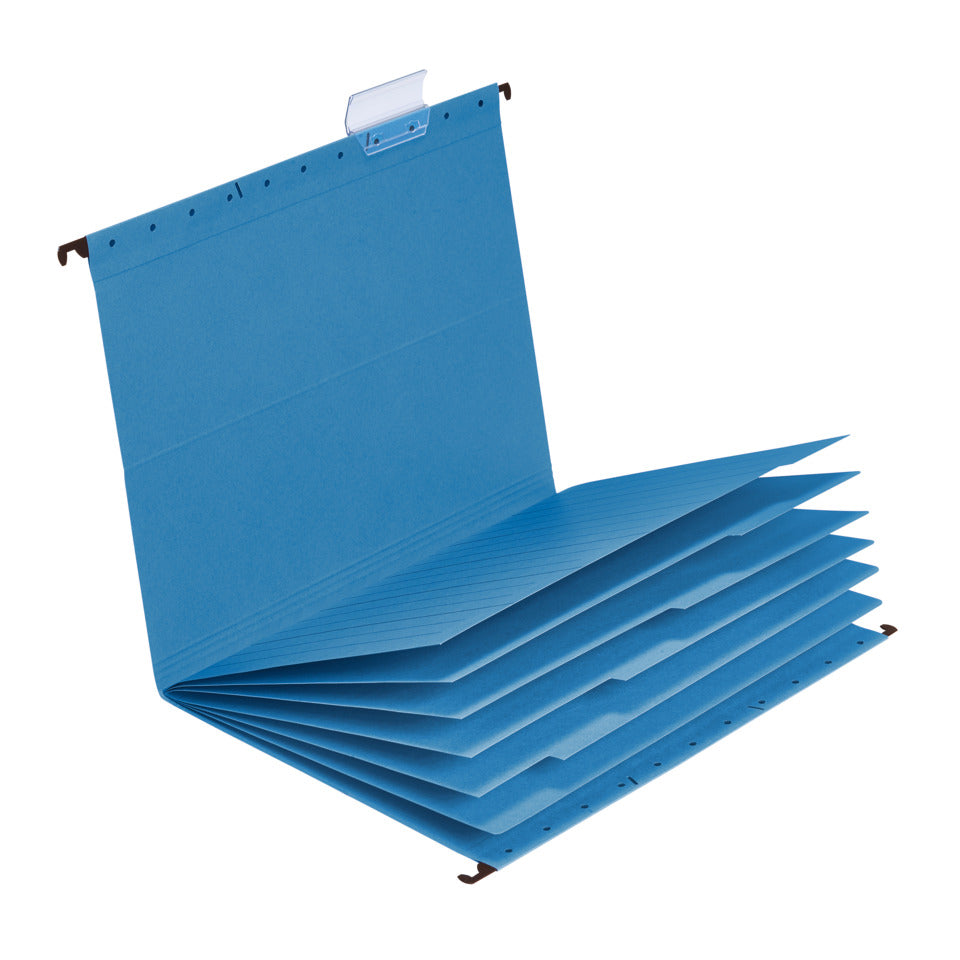 Projekt-/Personalmappe UniReg DIN A4, 230g/qm Kraftkarton, 6 Trennblätter, seitlich offen, blau FALKEN 15046582 FALKEN 15046582 230g