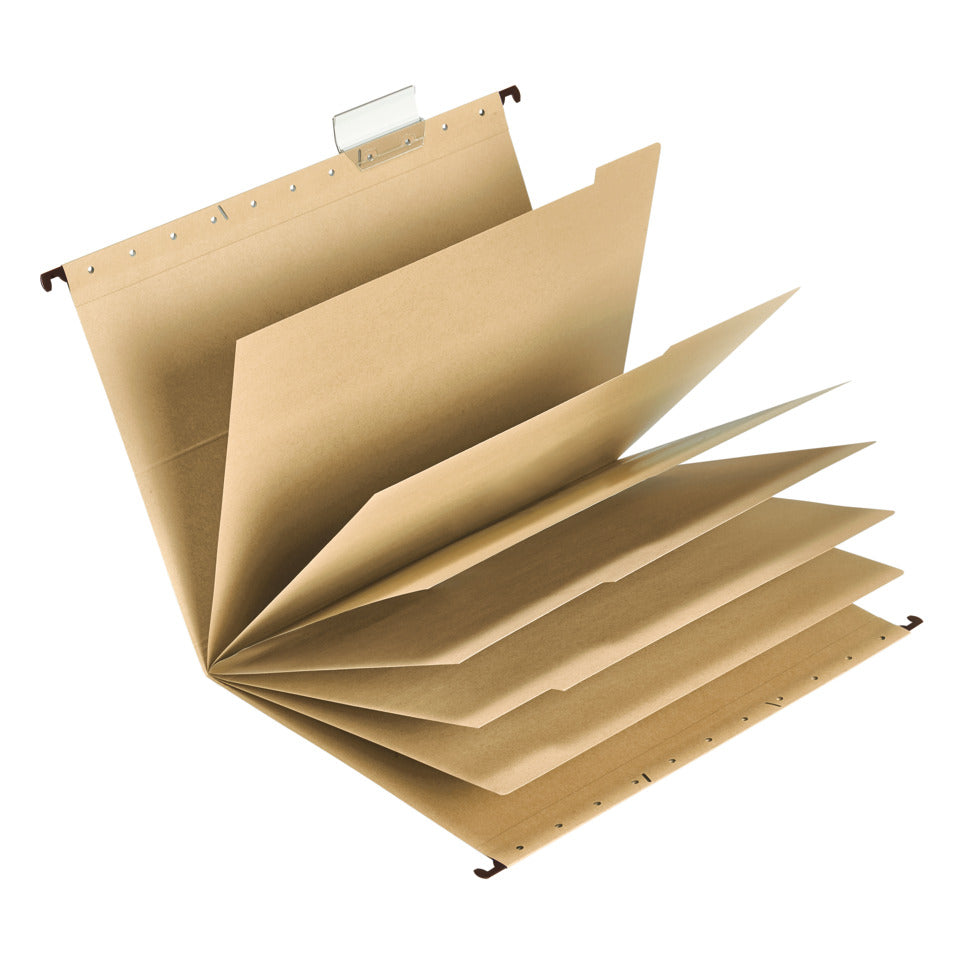 Projekt-/Personalmappe UniReg DIN A4, 230g/qm Kraftkarton, 6 Trennblätter, seitlich offen, braun FALKEN 15046560 FALKEN 15046560 230g