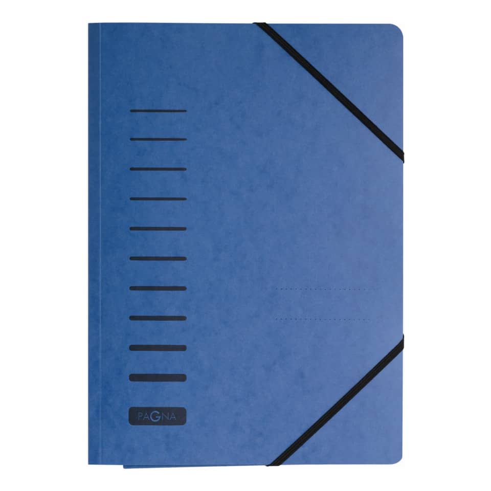 Gummizugmappe, A4, Karton, blau PAGNA 24007-02 PAGNA 24007-02 Karton
