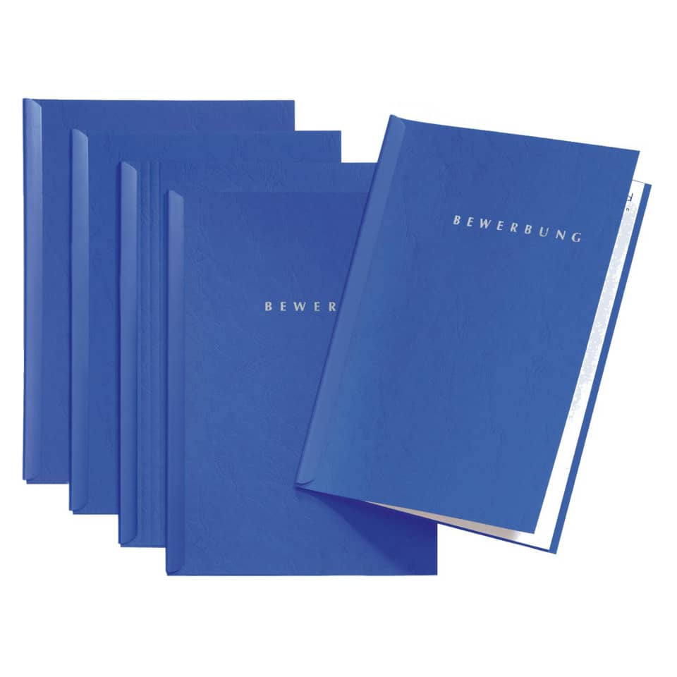 Bewerbungsmappe Start, A4, 5 Stück, blau PAGNA 22005-02 PAGNA 22005 02 5er Set