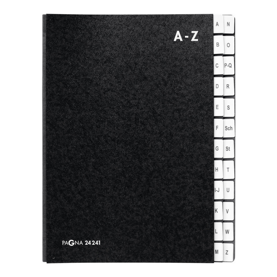 Pultordner Classic 24 Fächer A-Z schwarz PAGNA 24241-04