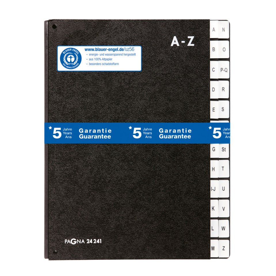 Pultordner Classic 24 Fächer A-Z schwarz PAGNA 24241-04