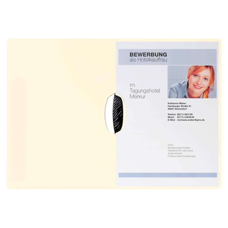 Bewerbungsmappe Swing Classic, A4, 2-teilig, beige PAGNA 22007-09