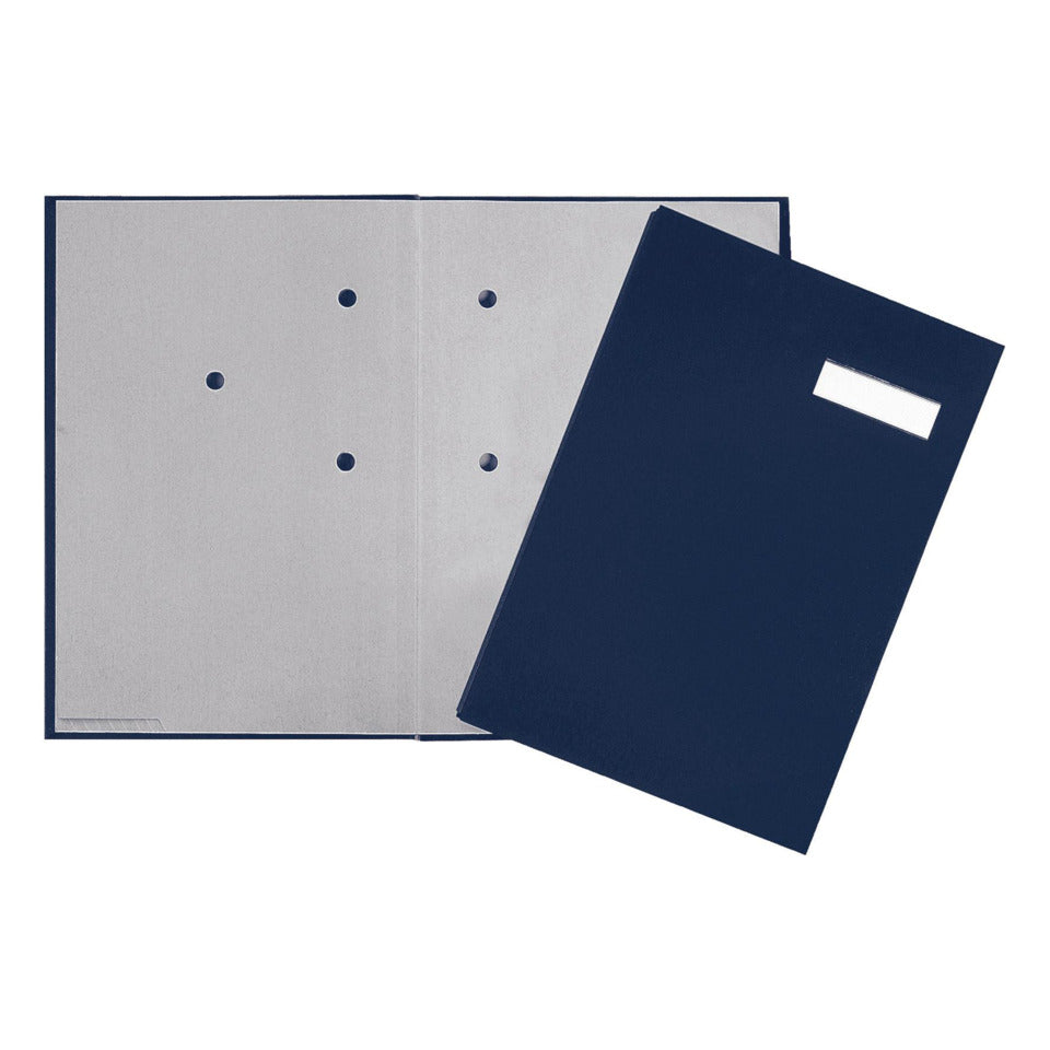 Unterschriftsmappe, 20 Fächer, blau Q-CONNECT KF31012