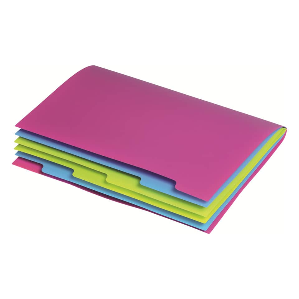 Ordnungsmappe Funky School, 6-teilig, PP, lila PAGNA 41803-12 PAGNA 41803-12 PP Funky School