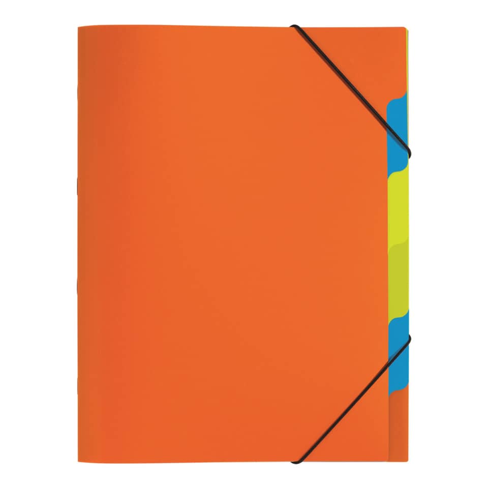 Ordnungsmappe Funky School, 6-teilig, PP, orange PAGNA 41803-09 PAGNA 41803-09 PP Funky School