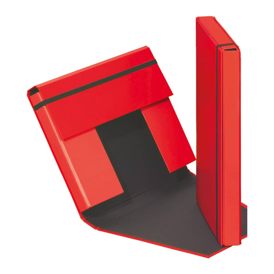 Heftbox A4 Basic Gummizugverschluss rot PAGNA 21309-03 BASIC COLOURS 21309-03