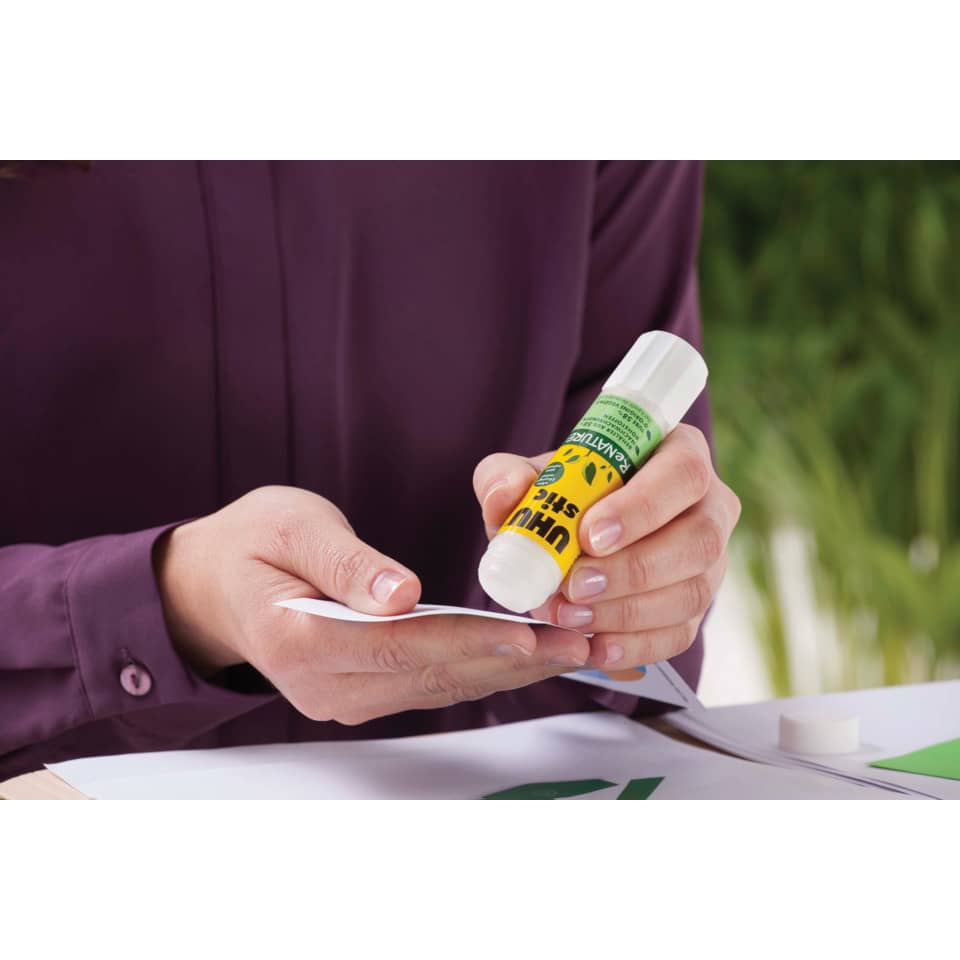 Klebestift stic ReNATURE, ohne Lösungsmittel, Stiftform mit 21 g UHU 40