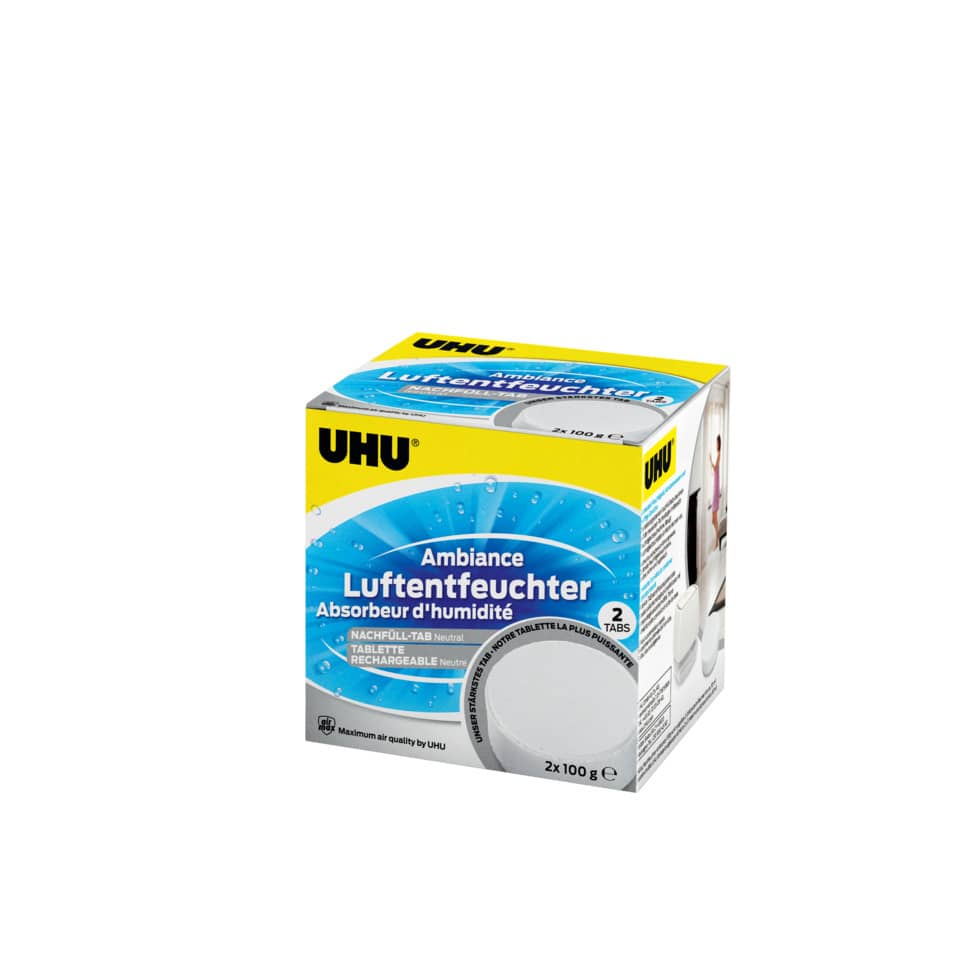 Luftentfeuchter Ambiance Tabs, neutral, 2 x 100 g UHU 50505 UHU 50505 Nachfüllpack