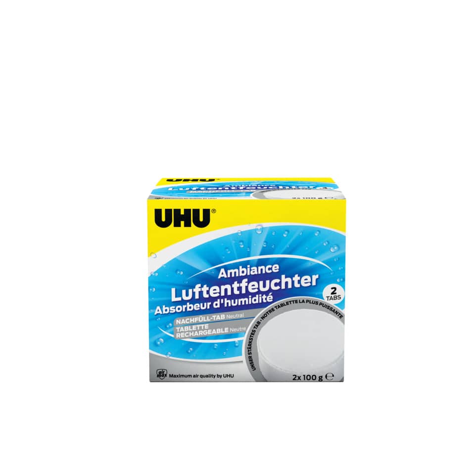 Luftentfeuchter Ambiance Tabs, neutral, 2 x 100 g UHU 50505 UHU 50505 Nachfüllpack