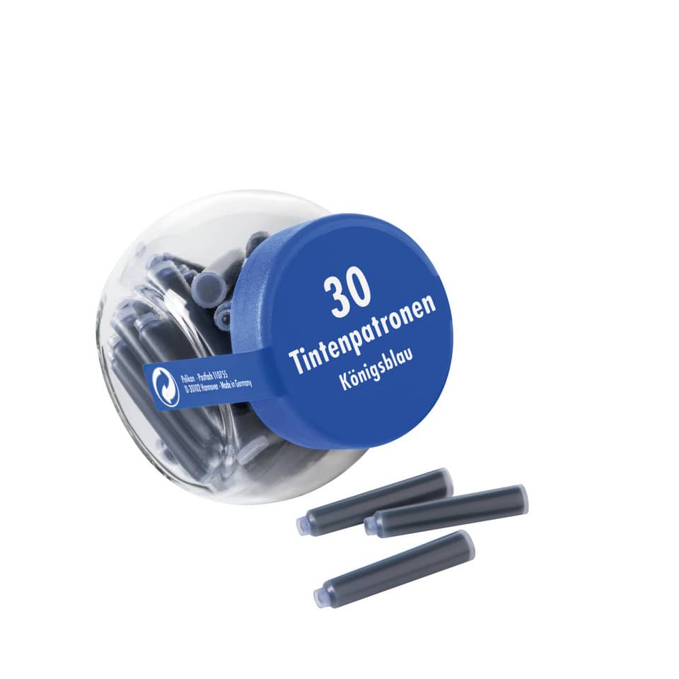 Tintenpatrone im Glas, 30 Stück, blau PELIKAN 154963 PELIKAN 154963  30St
