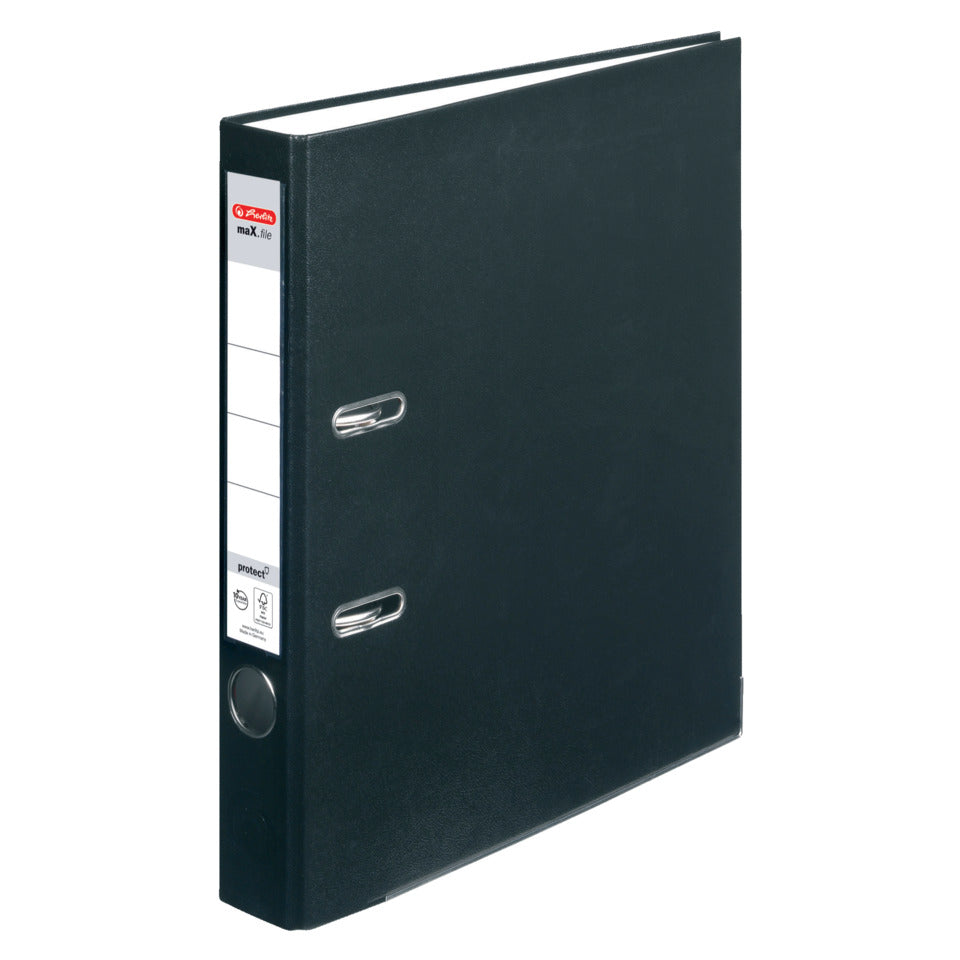 Ordner maX.file protect, A4, 50mm, schwarz HERLITZ 300007120 HERLITZ 300007120 5450804 PP Color