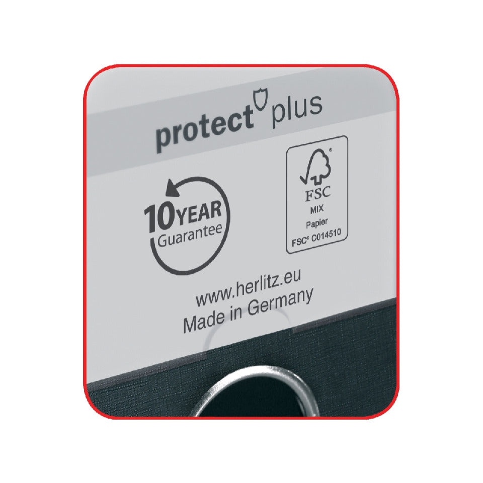Ordner maX.file protect plus, A4, 80mm, orange HERLITZ 300002688 HERLITZ 300002688 10834471 ChromoColor