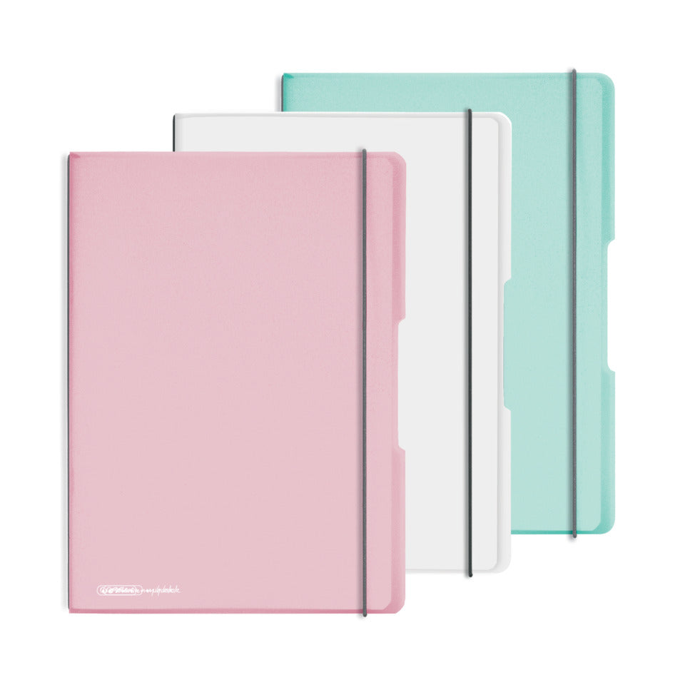 Notizheft my.book flex, A4, 80 Blatt, liniert/kariert, transparent HERLITZ 300003349 HERLITZ 300003349 11361425 my.book Fl
