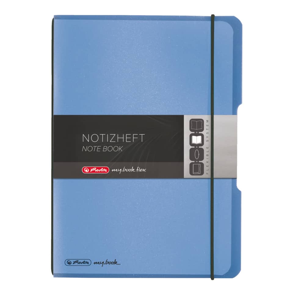 Notizheft my.book flex, A5, 40 Blatt, kariert, blau HERLITZ 300003359 HERLITZ 300003359 11361532 my.book Fl