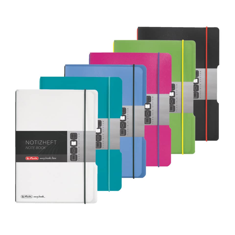Notizheft my.book flex, A5, 40 Blatt, kariert, transparent HERLITZ 300003357 HERLITZ 300003357 11361516 my.book Fl