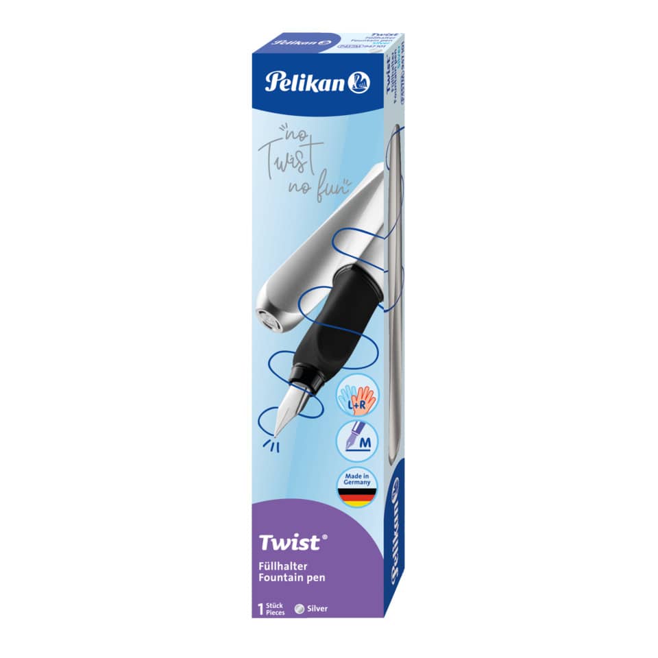 Füllhalter Twist® P457 M, silber PELIKAN 400189927 PELIKAN 400189927 947101 P457
