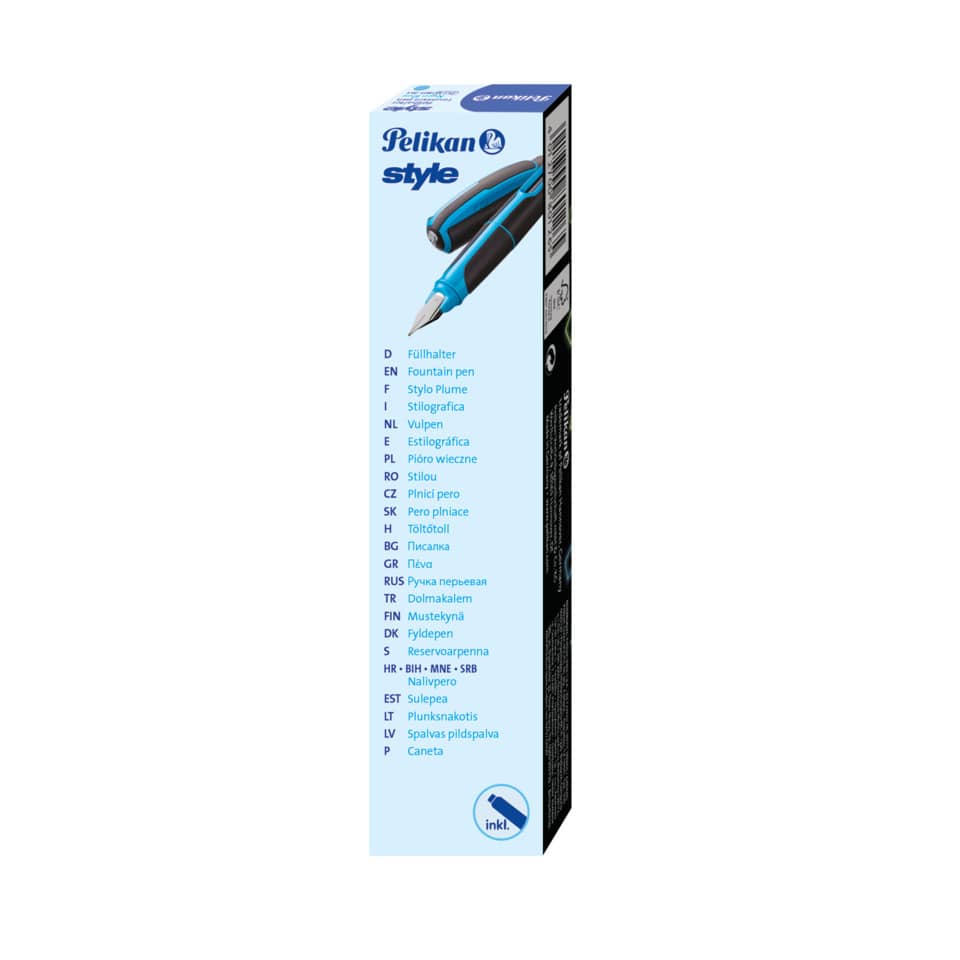 Füllhalter Style P57, Feder M, Neonblau PELIKAN 300008485 PELIKAN 300008485 801263 P457M