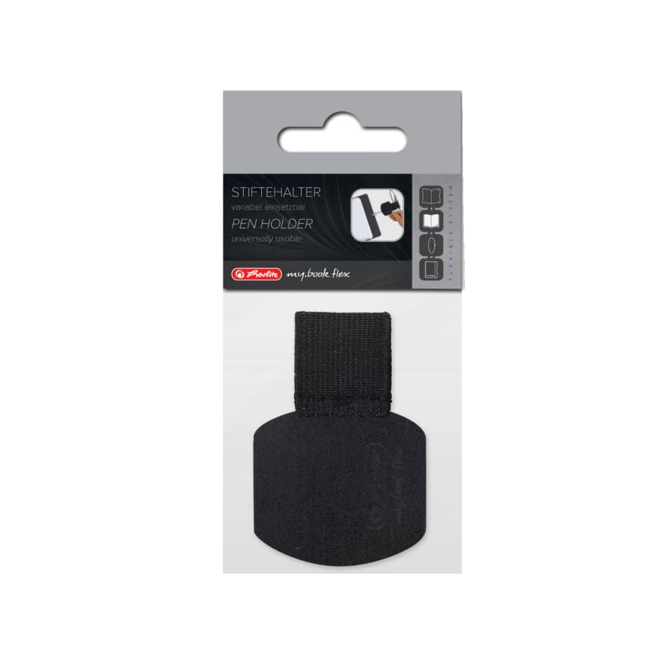 Klebestück Stiftehalter my.book flex schwarz, 40 x 40 mm, schwarz HERLITZ 300000822 HERLITZ 300000822 50001569 my.book Fl