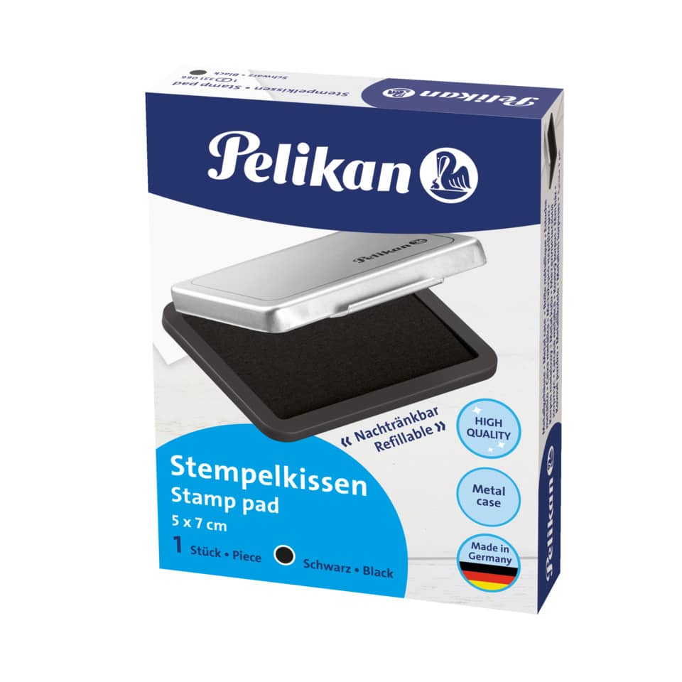 Stempelkissen Gr.3, 5 x 7cm, schwarz PELIKAN 100436061 PELIKAN 100436061 331066 5x7 Metall