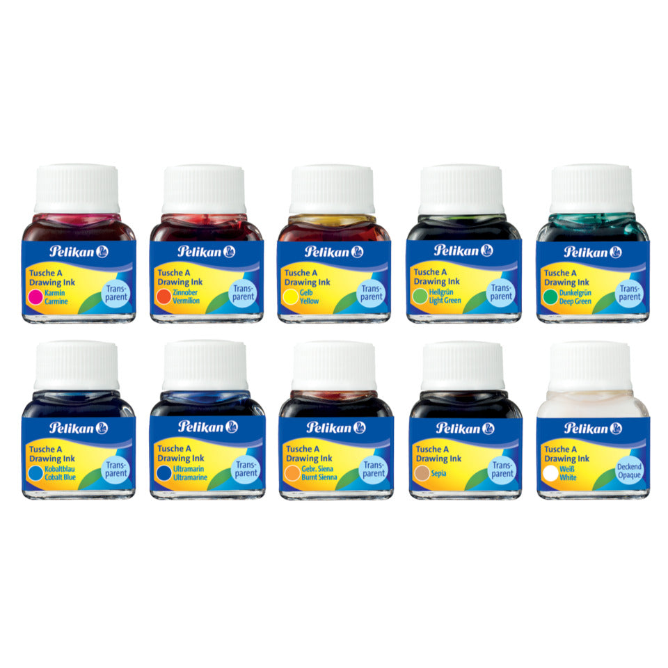 Tusche A 523, 10ml, zinnoberrot PELIKAN 100436070 PELIKAN 100436070 201525 523-3