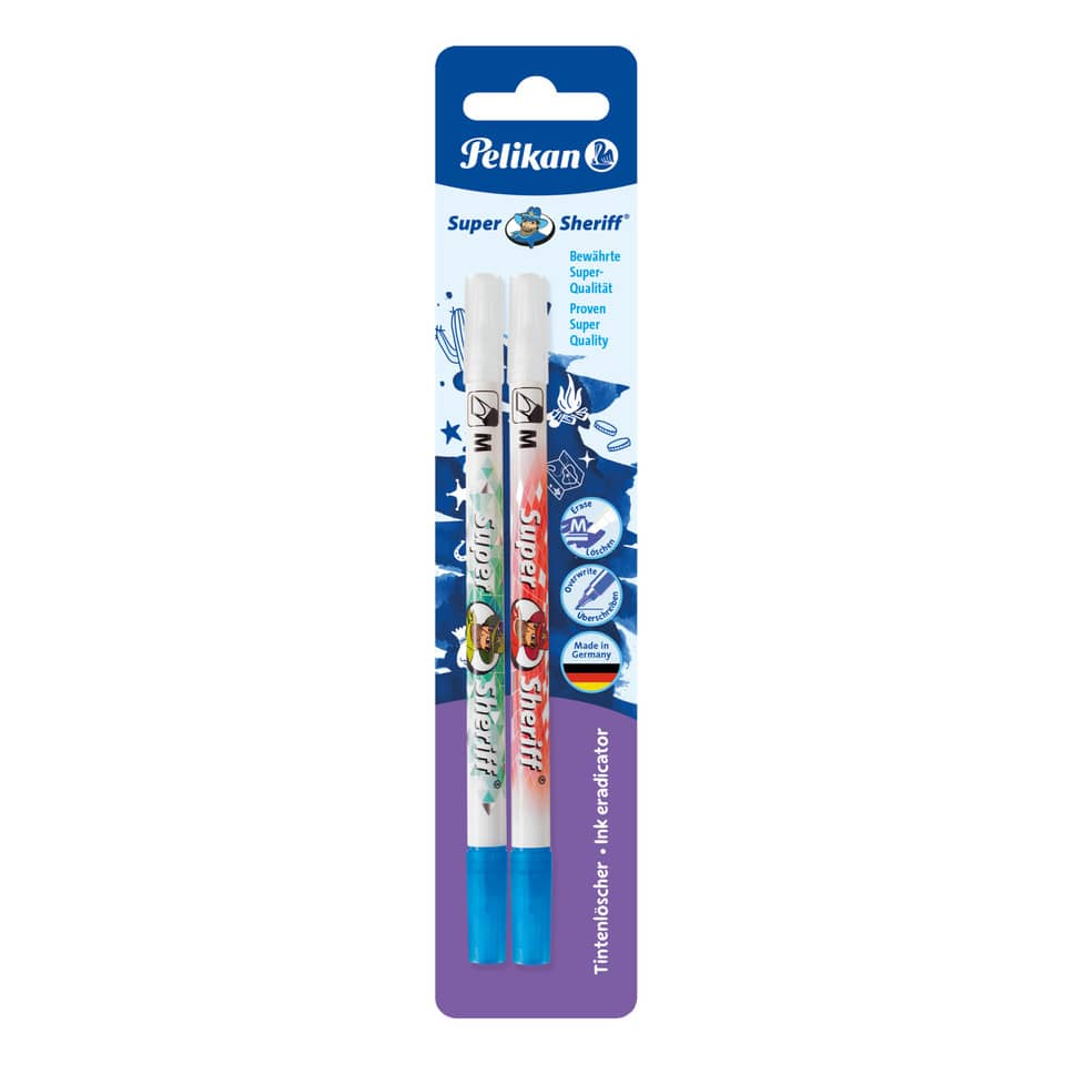 Tintenlöscher SuperSheriff M   258M/2/B Bk2St PELIKAN 300010806 PELIKAN 300010806 921759 258M/2/B