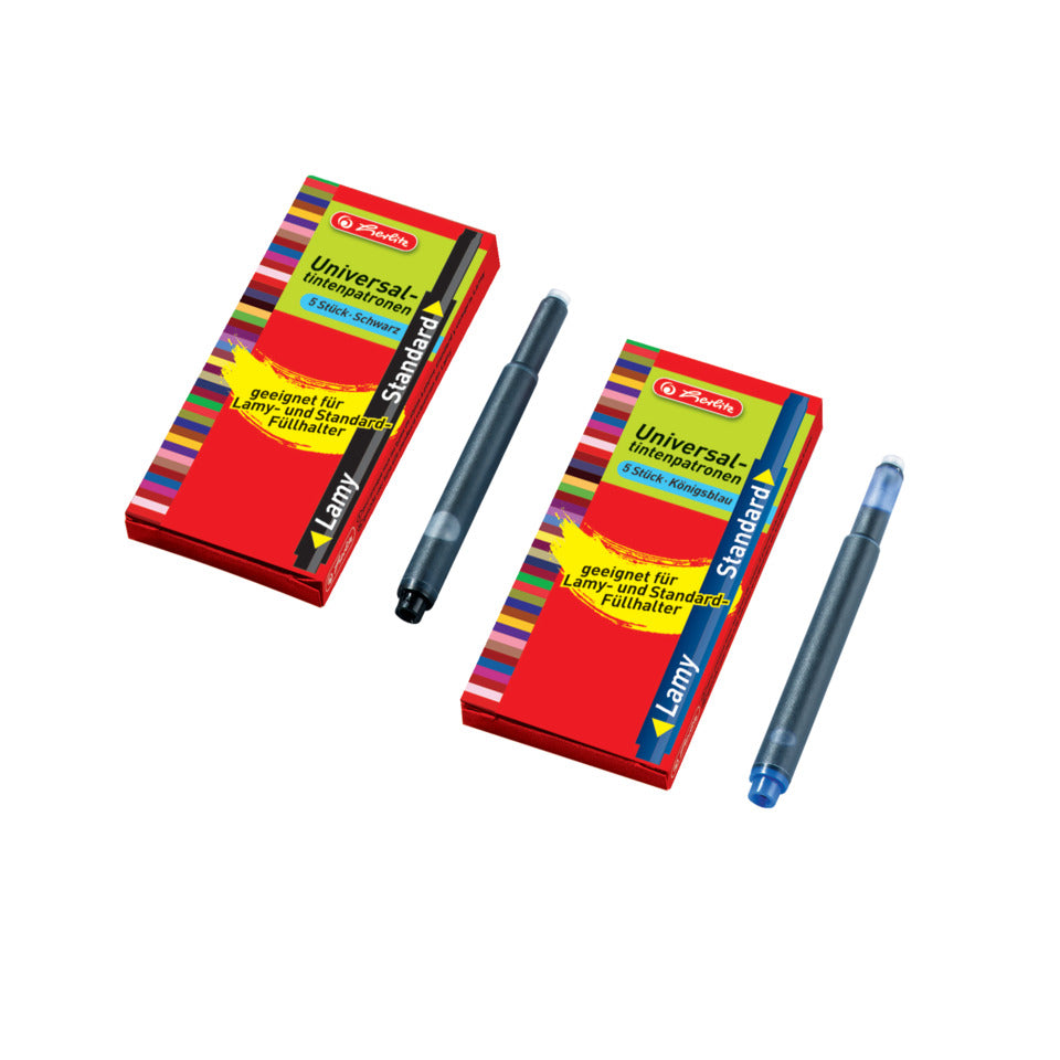 Tintenpatrone, 2 x 5 Stück, blau HERLITZ 300002408 HERLITZ 300002408 10412070