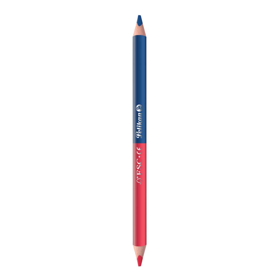 Silbentrennstift rot/blau dick   dreieckig PELIKAN 300001231 PELIKAN 300001231 810838 dreieckig