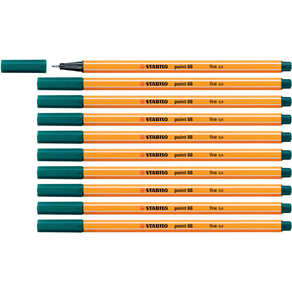 Fineliner point 88®, 0,4 mm, tannengrün STABILO 88/53