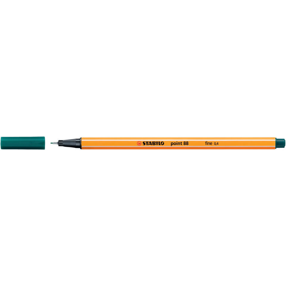Fineliner point 88®, 0,4 mm, tannengrün STABILO 88/53