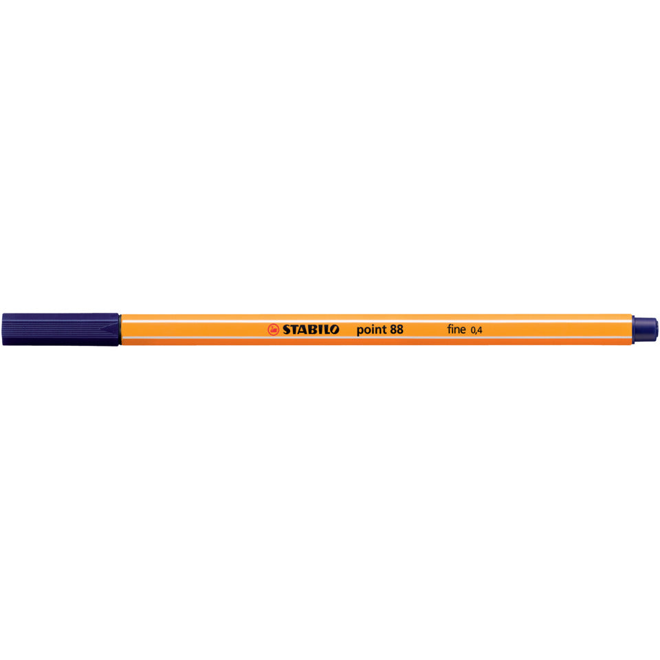 Fineliner point 88®, 0,4 mm, nachtblau STABILO 88/22