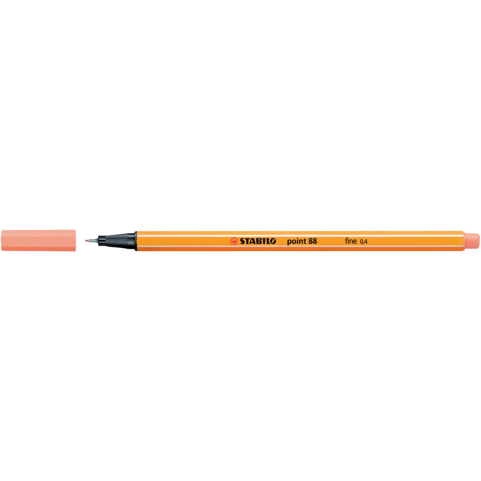 Fineliner point 88®, 0,4 mm, apricot STABILO 88/26