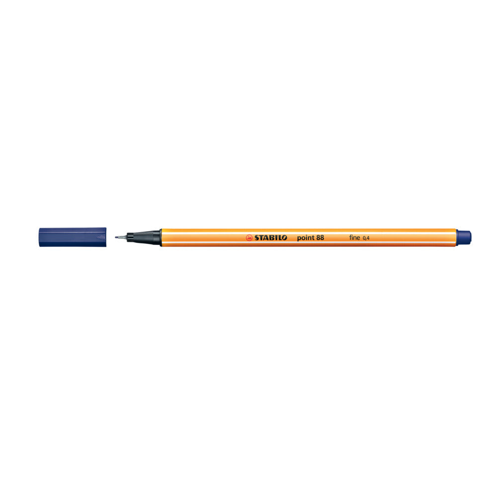 Fineliner point 88®, 0,4 mm, nachtblau STABILO 88/22