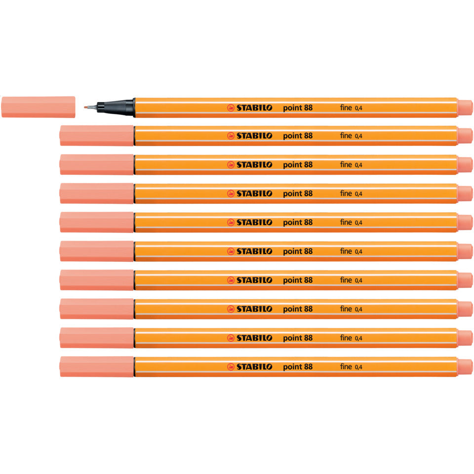 Fineliner point 88®, 0,4 mm, apricot STABILO 88/26