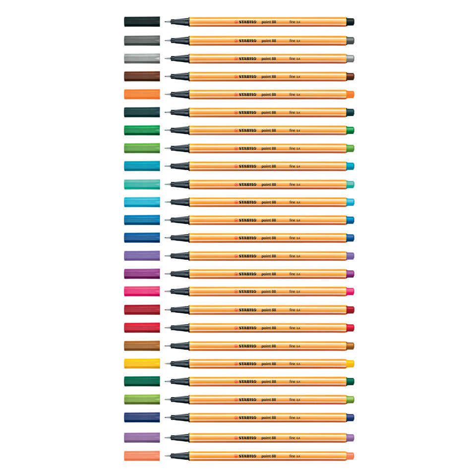 Fineliner point 88®, 0,4 mm, nachtblau STABILO 88/22