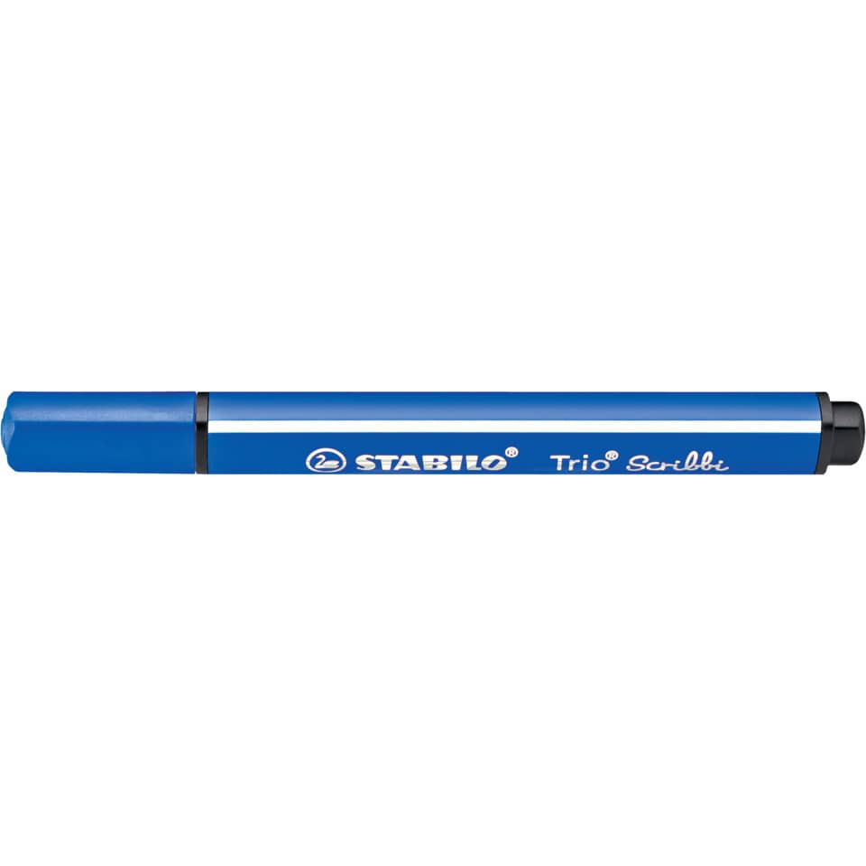Fasermaler Trio® Scribbi, 1,5 - 2,0 mm, blau STABILO 368/932