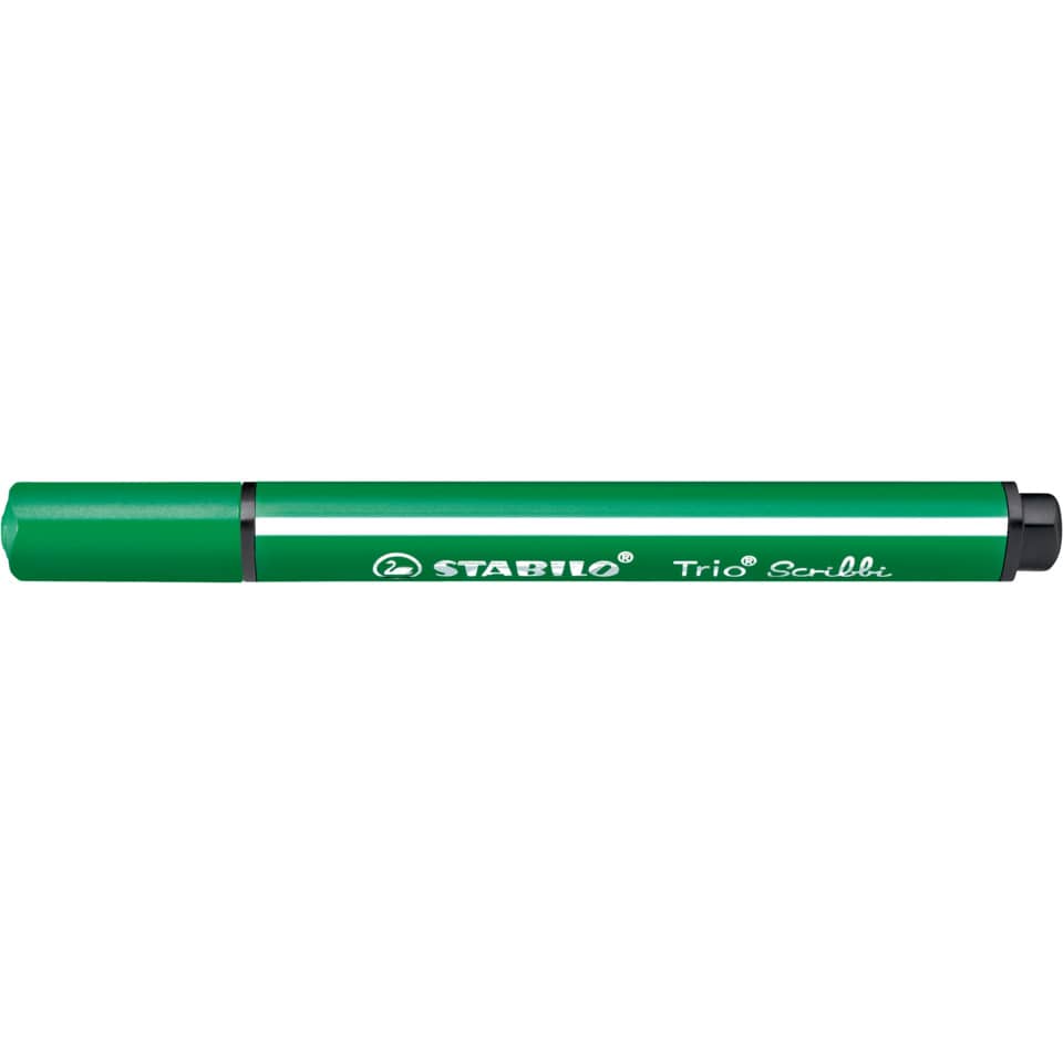 Fasermaler Trio® Scribbi, 1,5 - 2,0 mm, grün STABILO 368/936