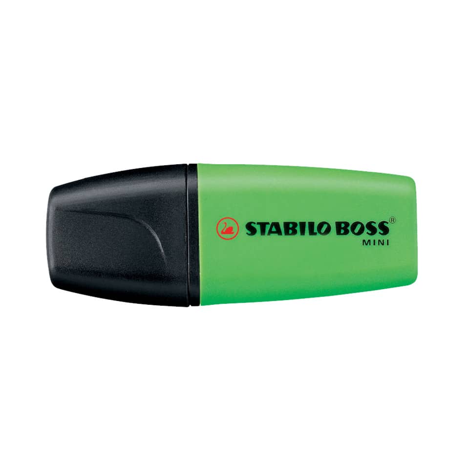Textmarker BOSS® MINI, 2-5mm, grün STABILO 07/33