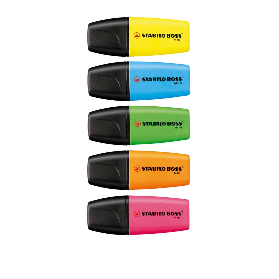 Textmarker BOSS® MINI, 2-5mm, blau STABILO 07/31