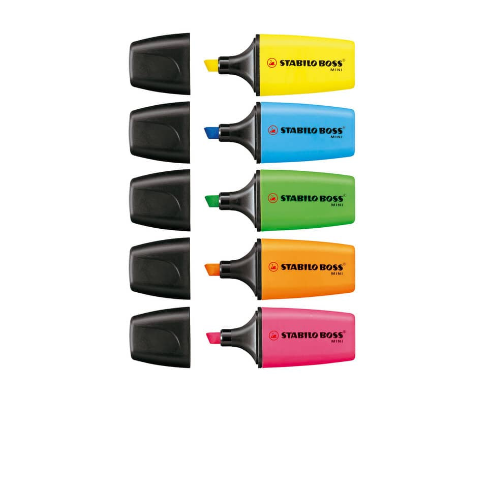 Textmarker BOSS® MINI, 2-5mm, grün STABILO 07/33