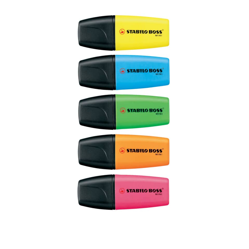 Textmarker BOSS® MINI, 2-5mm, grün STABILO 07/33